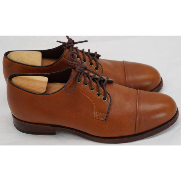 ll bean mens Cap Toe Oxfords Goodyear Welted 10.5 D - Picture 1 of 11